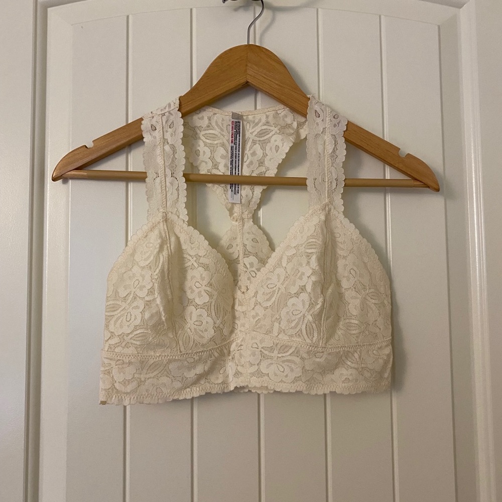 Intimately Free People Gallon Bralette Ivory M